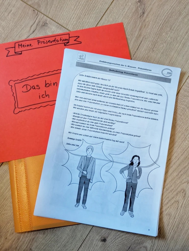 Methodenheft und Arbeitsblätter zum Methodencurriculum der RHS